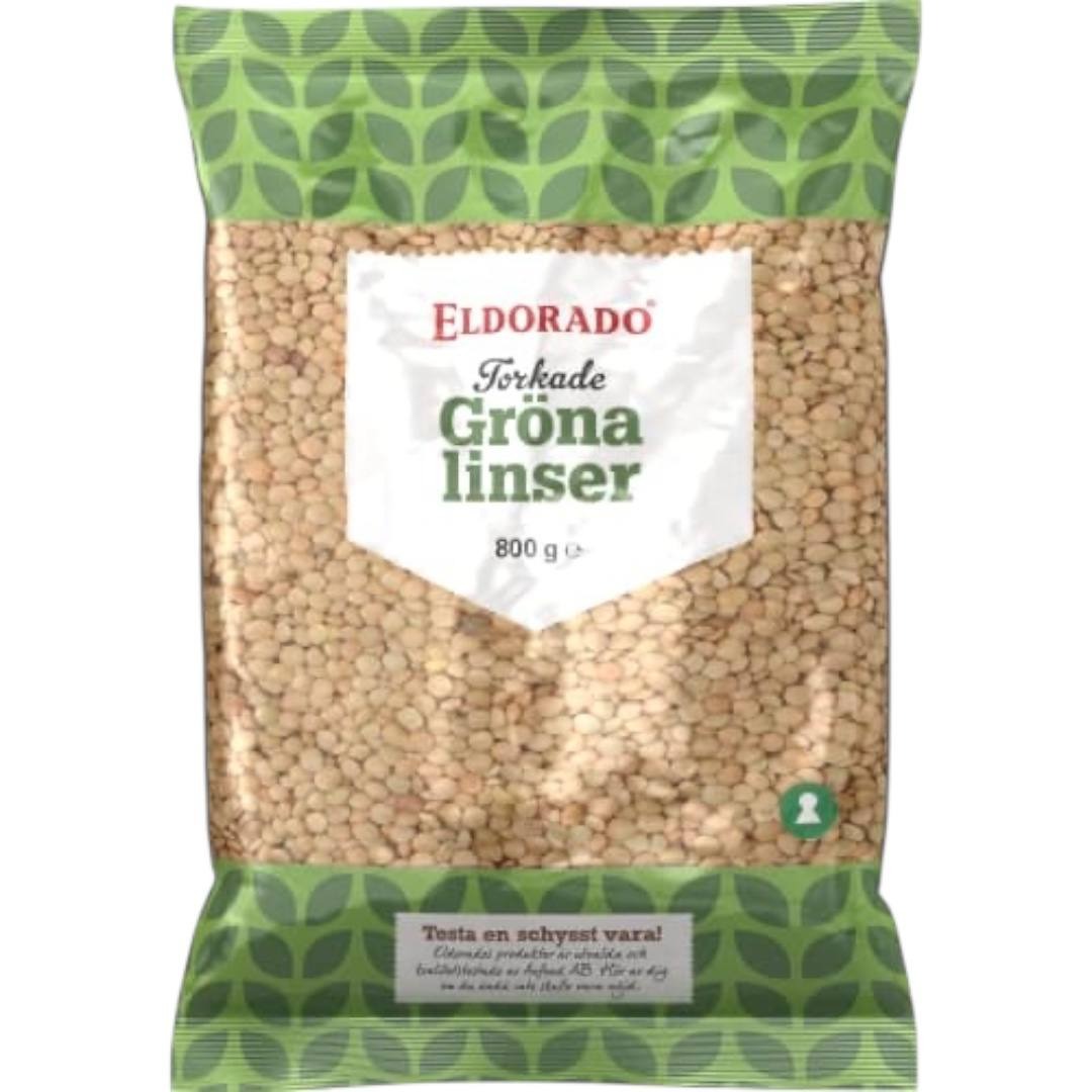 Torkade Gröna Linser